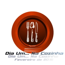 Logotipo Dia Um... Na Cozinha -  Fevereiro 2015